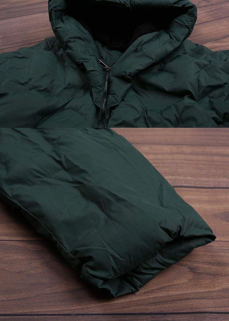 Manteau en Duvet Jaune Chaud pour Femme Style Rétro 6