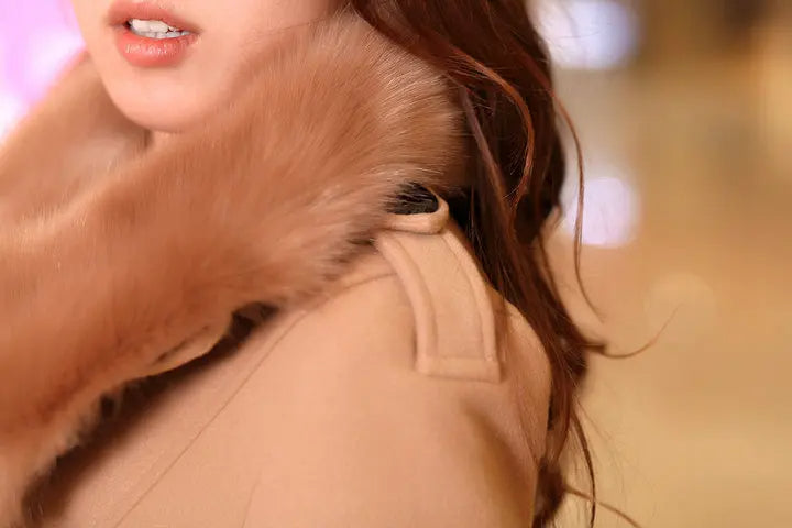 Manteau en Fourrure Femme Chic Long Design Intemporel 7