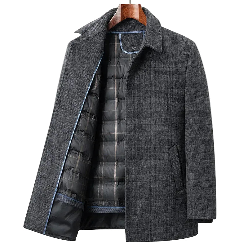 Manteau pour Femme à Carreaux Chic 0