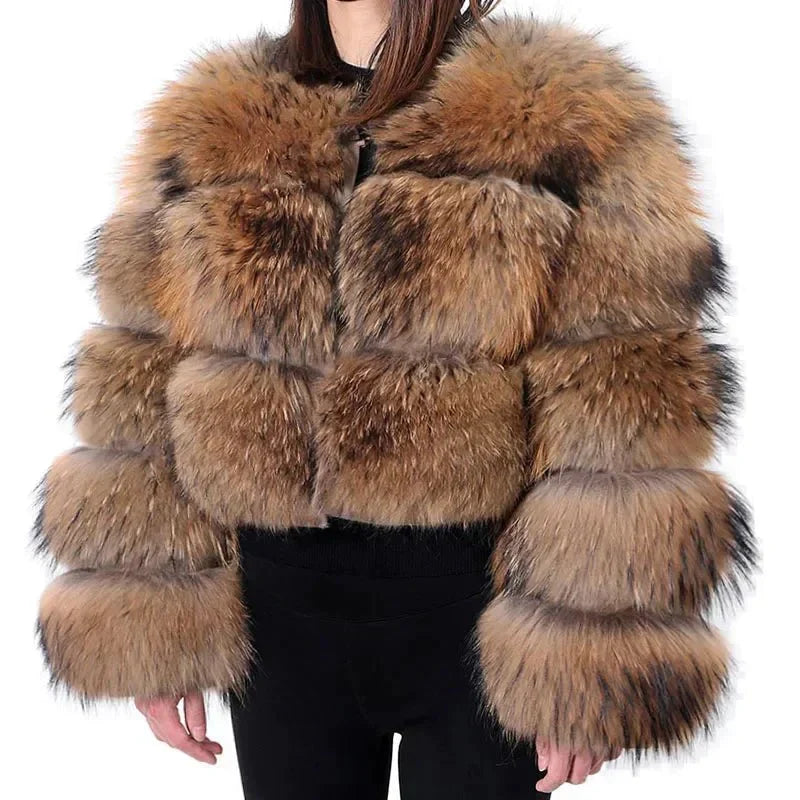 Manteau pour Femme en Fourrure Élégant 0