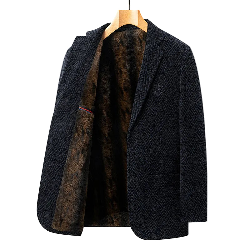 Manteau pour hommes à motif texturé 0