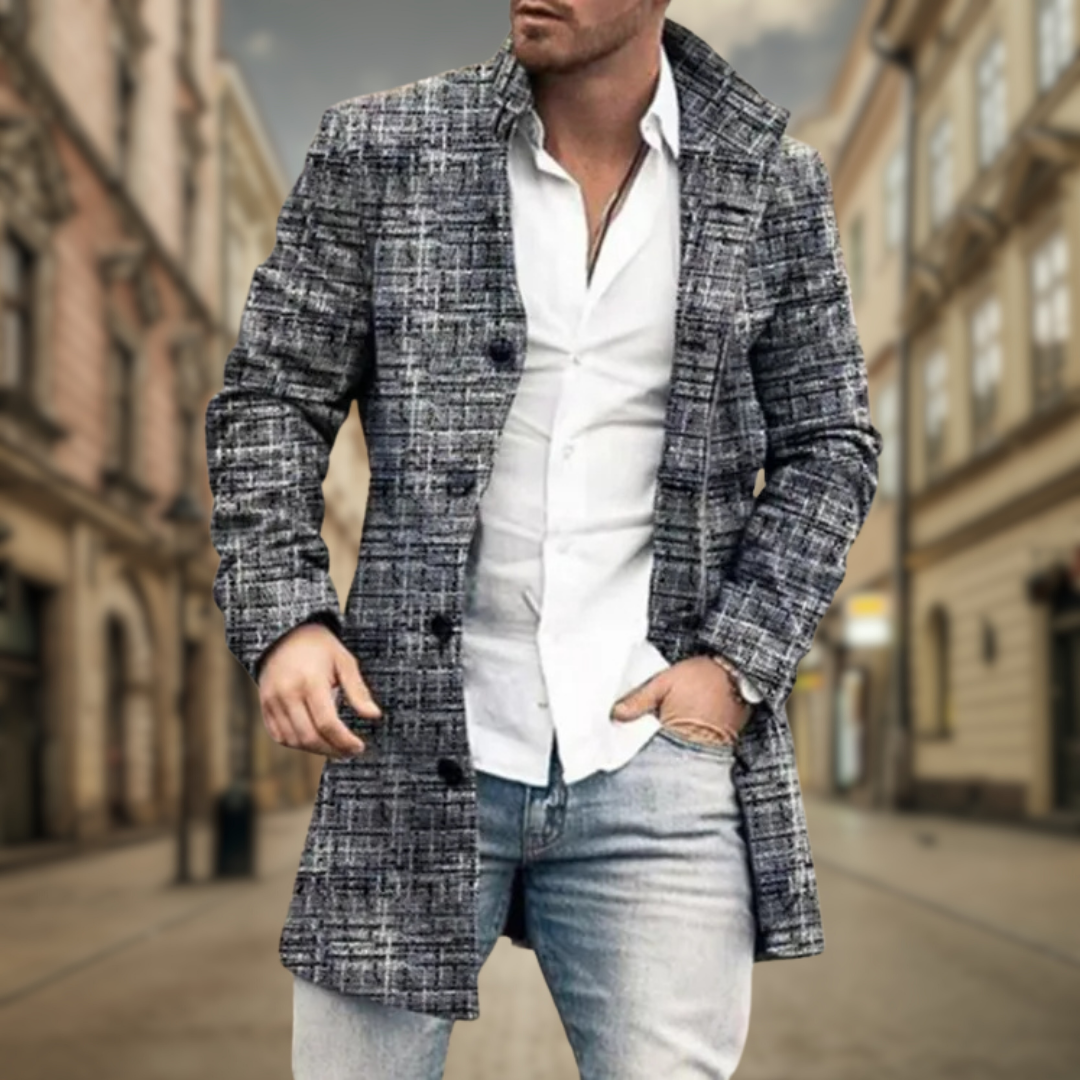 Manteau pour hommes ajusté au style urbain 3