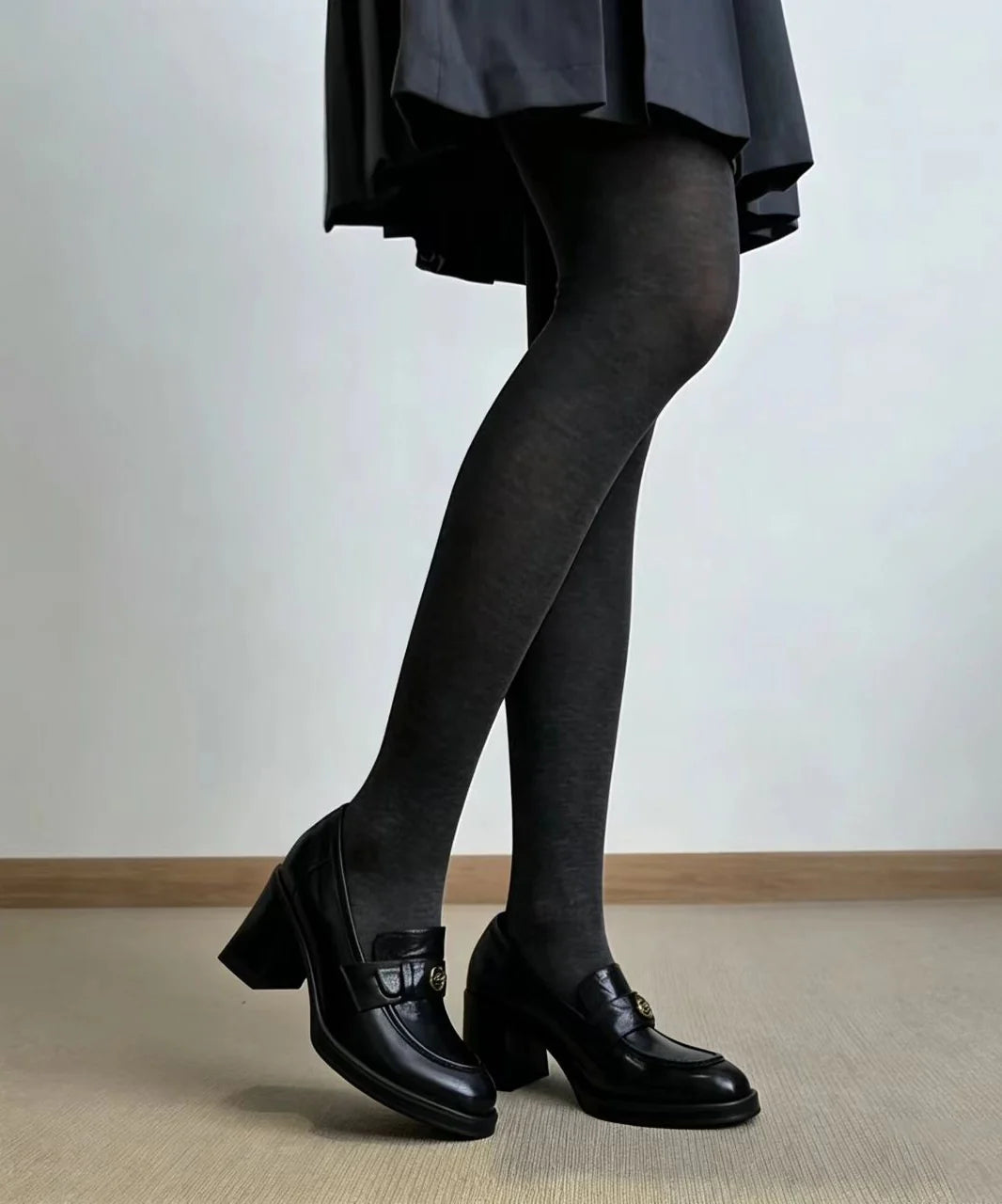 Mocassins Femme Rétro à Semelle Épaisse 2