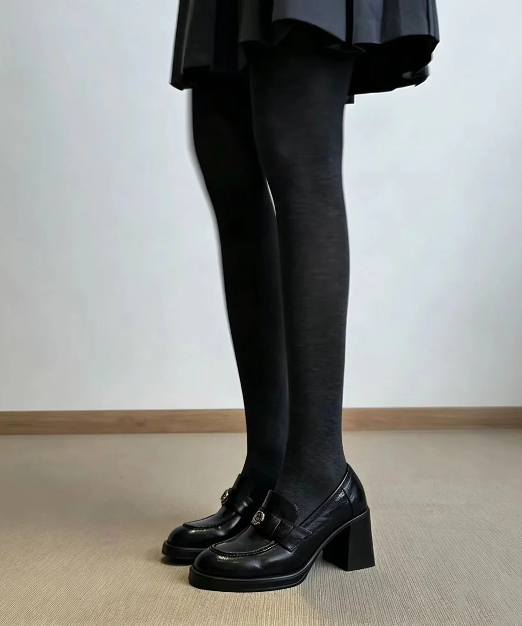 Mocassins Femme Rétro à Semelle Épaisse 3