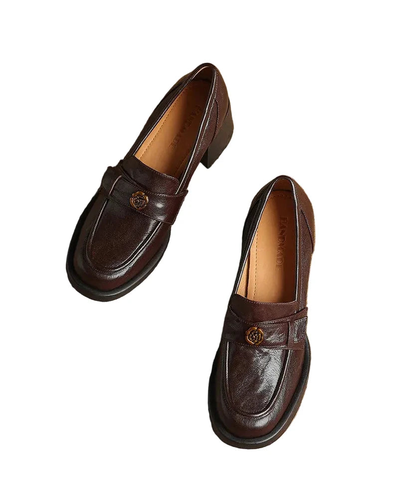 Mocassins Femme à Semelle Épaisse Style Moderne 3
