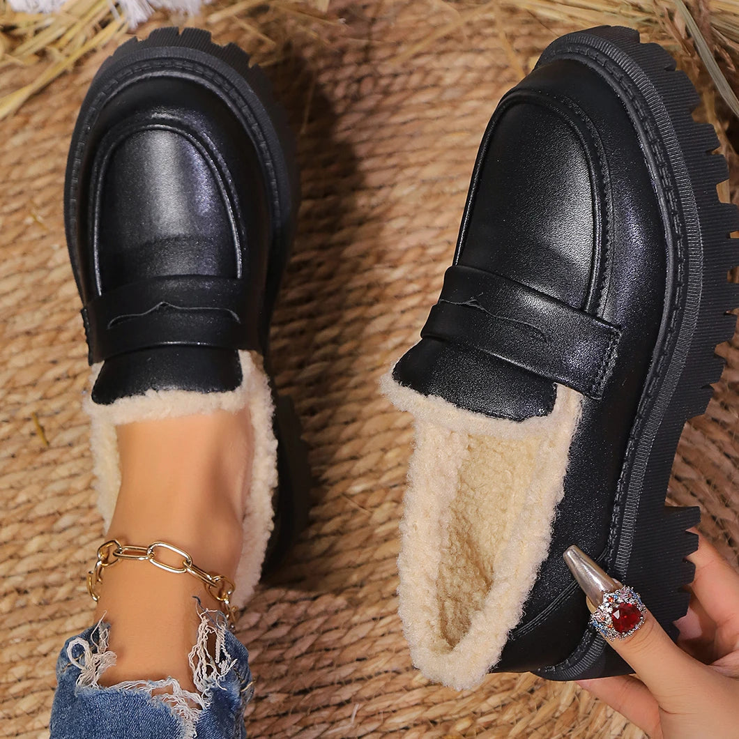 Mocassins Femmes À Plateforme Modernes Antidérapants 1