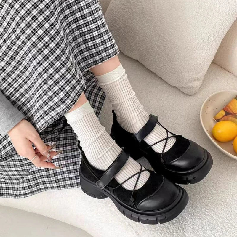 Mocassins Mary Jane à plateforme pour femmes 1