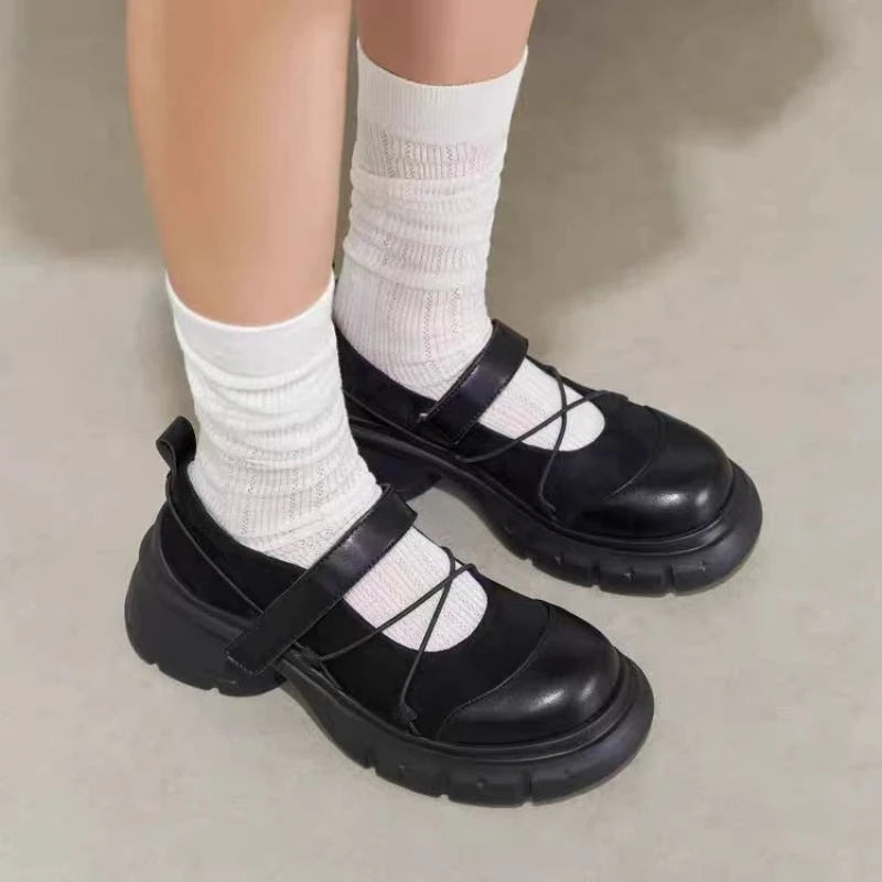 Mocassins Mary Jane à plateforme pour femmes 6