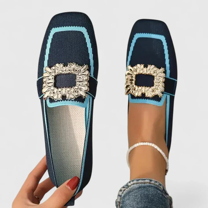 Mocassins à enfiler pour femmes avec détails décoratifs 1