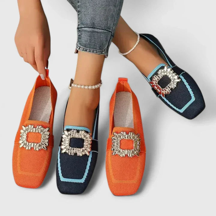Mocassins à enfiler pour femmes avec détails décoratifs 2