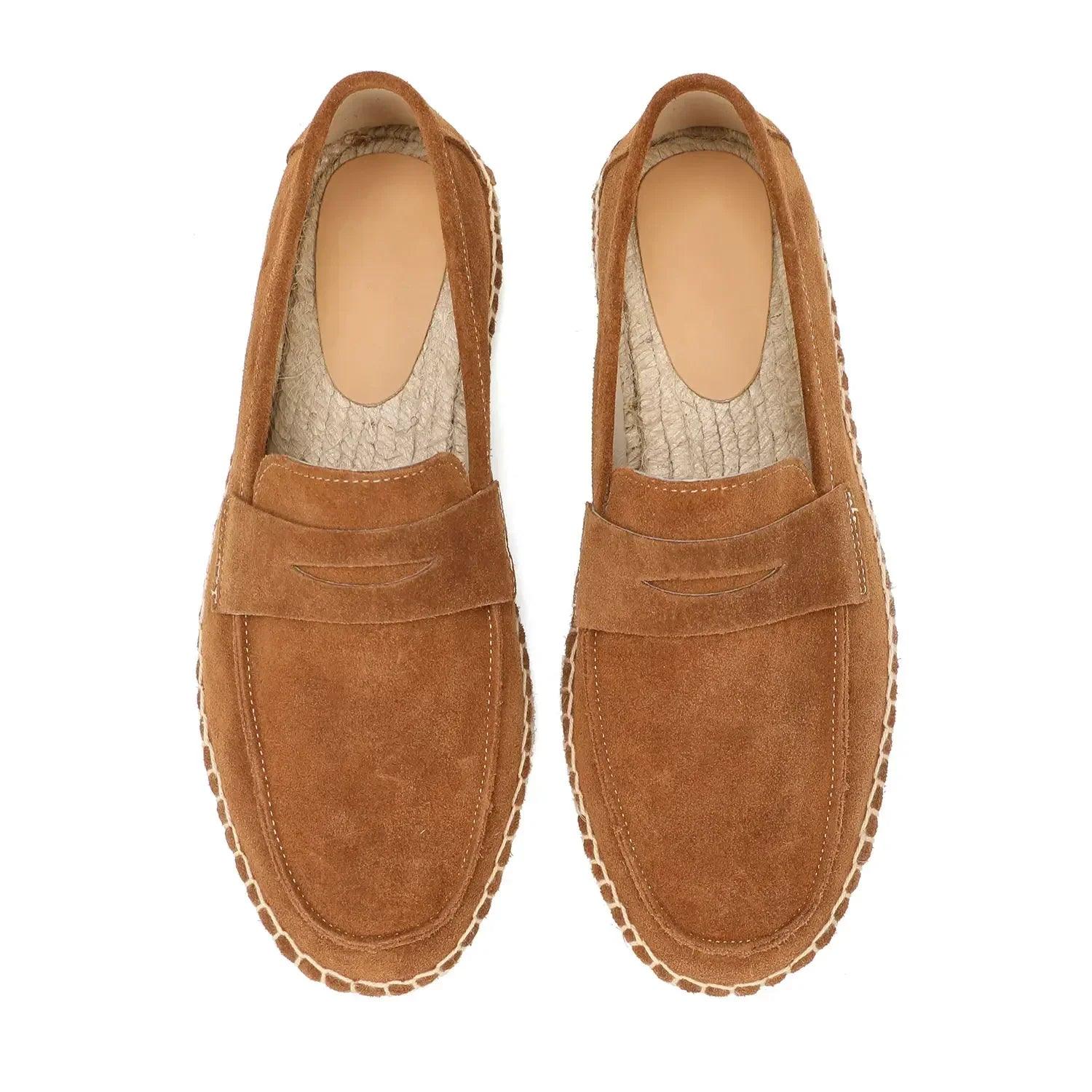 Mocassins à enfiler pour hommes style espadrilles 2