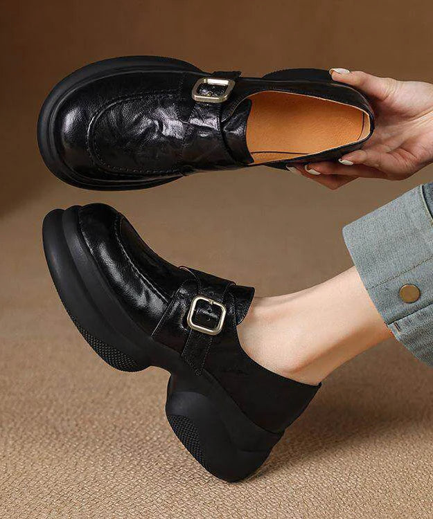 Mocassins à plateforme pour femmes style contemporain 1