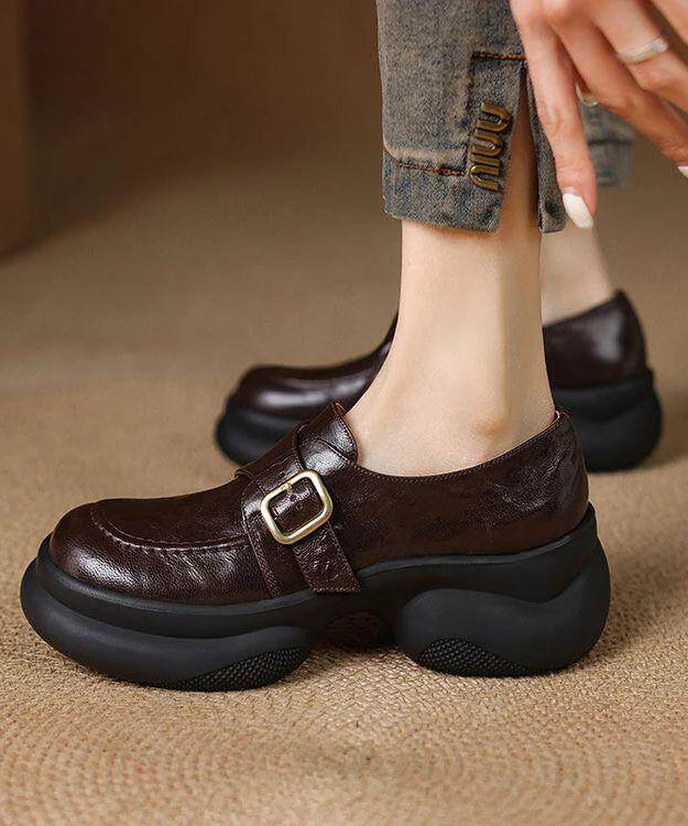 Mocassins à plateforme pour femmes style contemporain 2