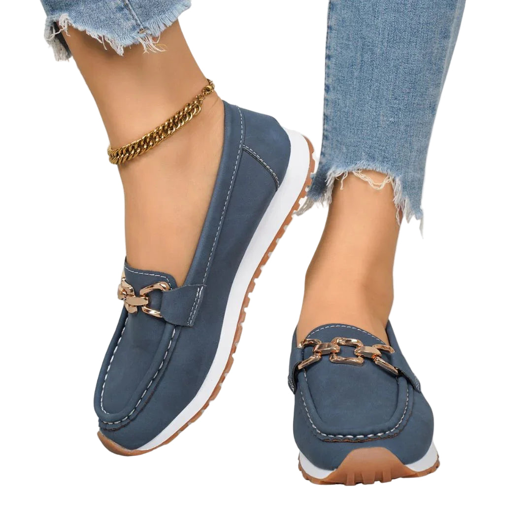 Mocassins pour Femmes Chic avec Détail Chaîne 5