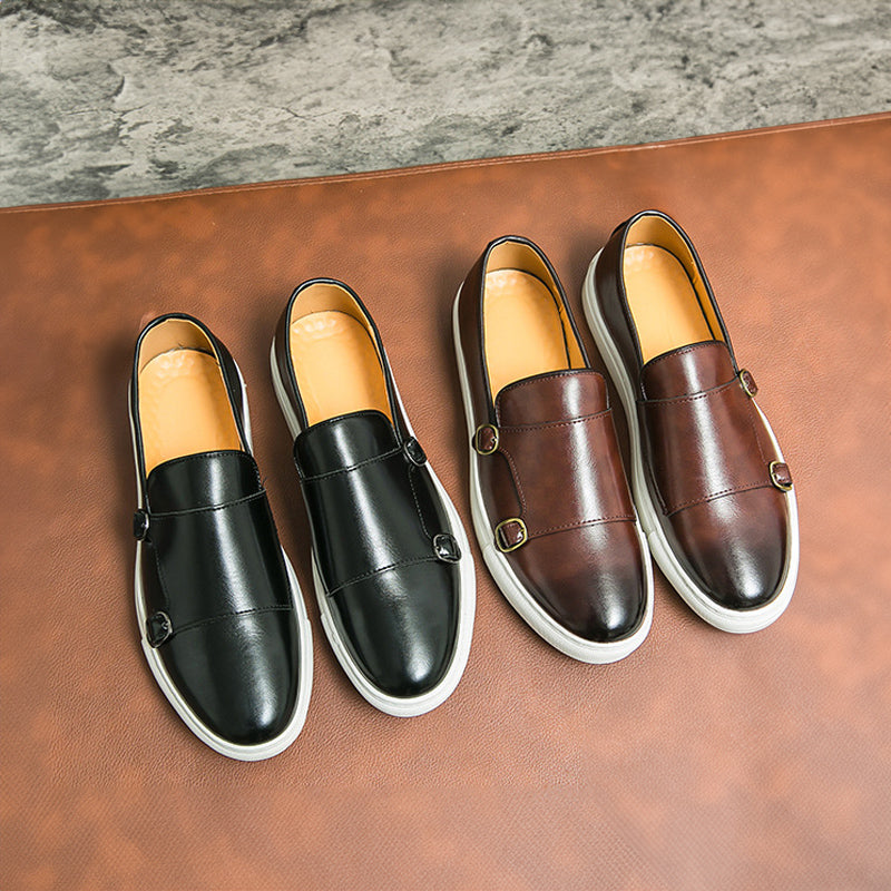 Mocassins pour hommes avec doubles boucles 2