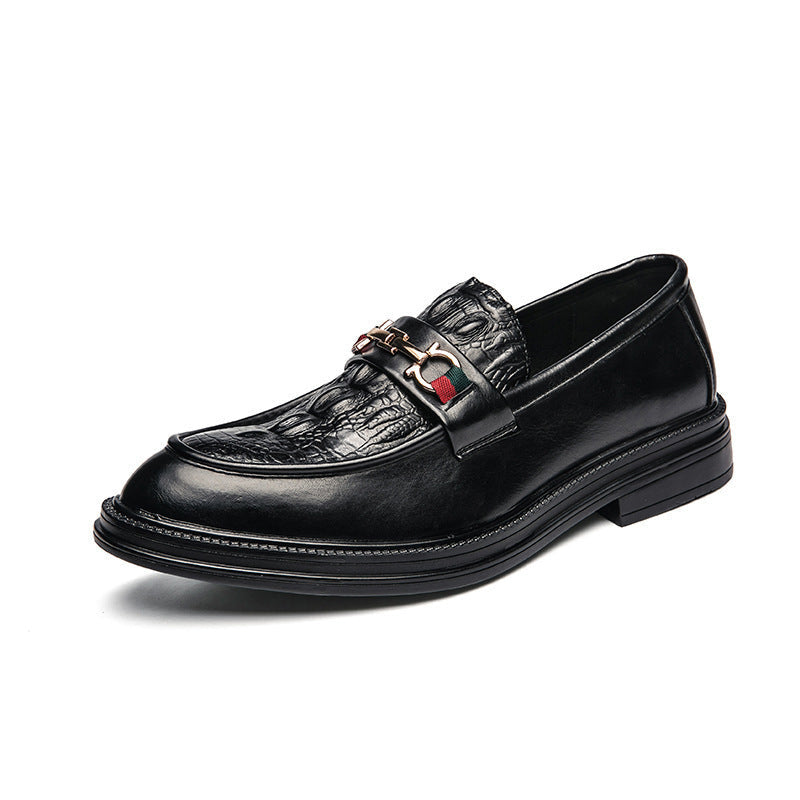 Mocassins pour hommes en cuir gaufré 3