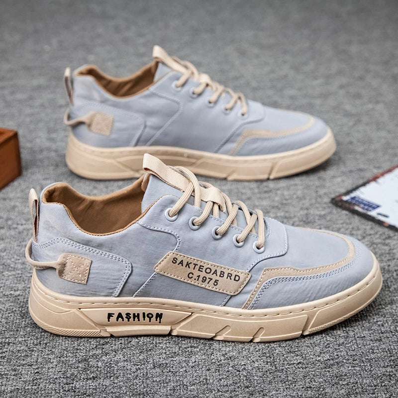 Baskets Pour Hommes Élégantes Cuir Synthétique Confortables-1