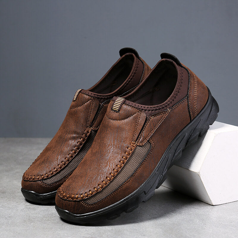 Variant image for Chaussures pour Hommes Élégantes en Cuir Confortables-11