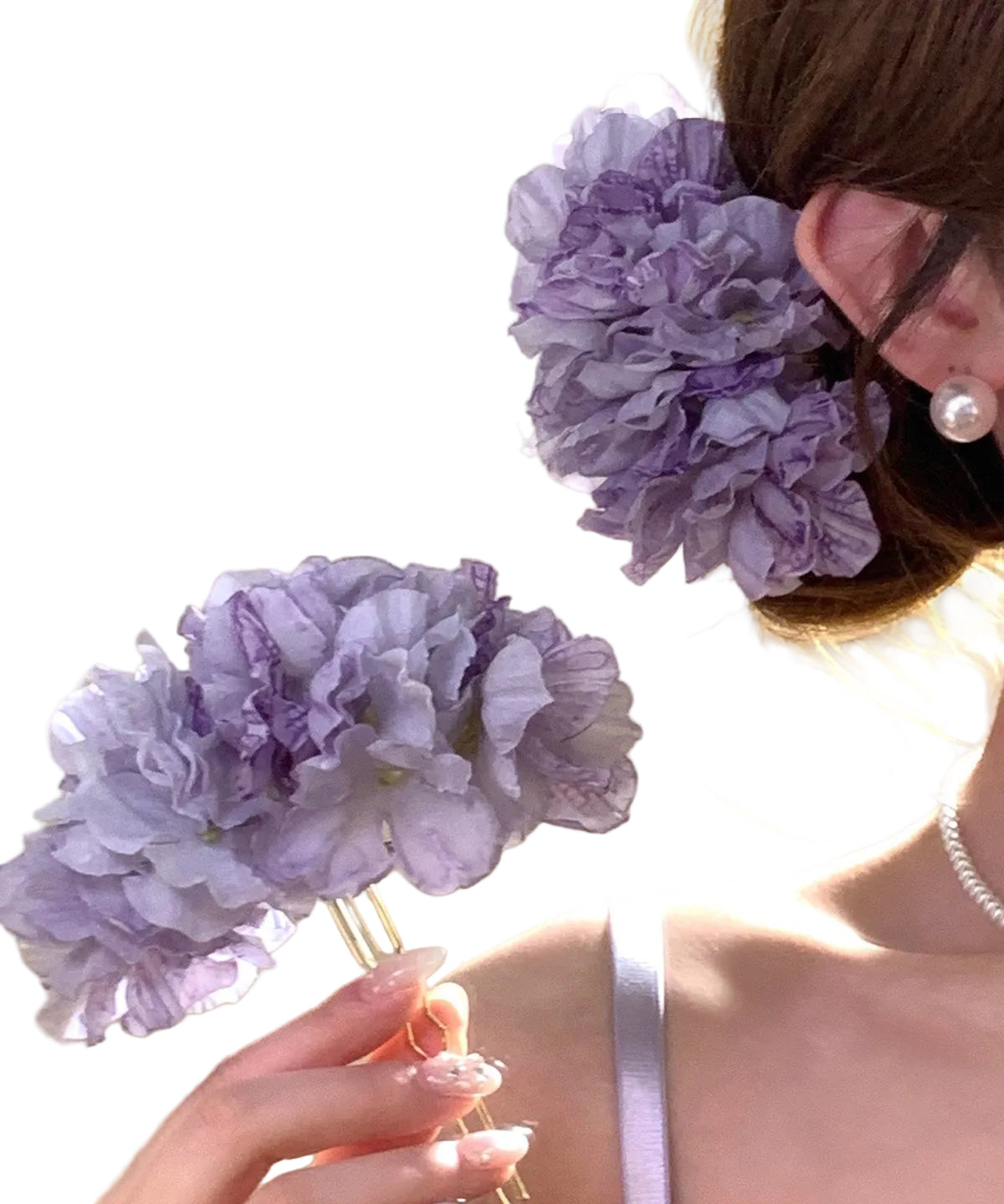 Paire d'épingles à cheveux pour femme style vacances 0