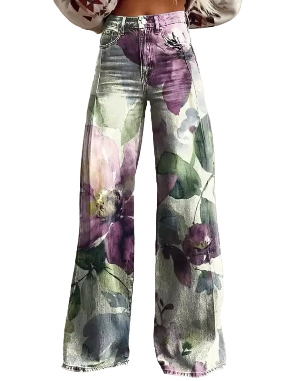 Pantalon Bohème Vintage pour Femmes 0