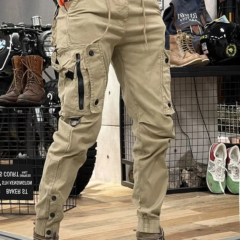 Pantalon Cargo Femme Décontracté Pratique avec Poches 4