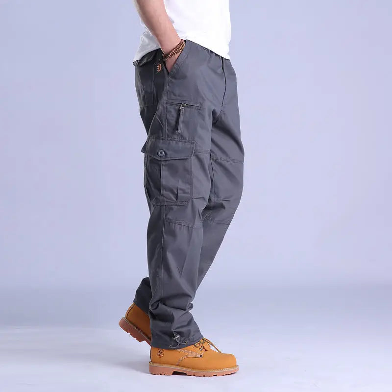 Pantalon Cargo Homme Décontracté avec Poches Pratiques 3