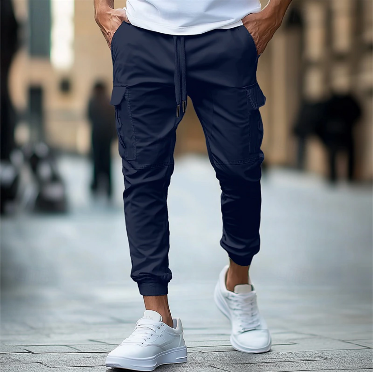 Pantalon Cargo Homme Pratique Avec Poches Spacieuses 1