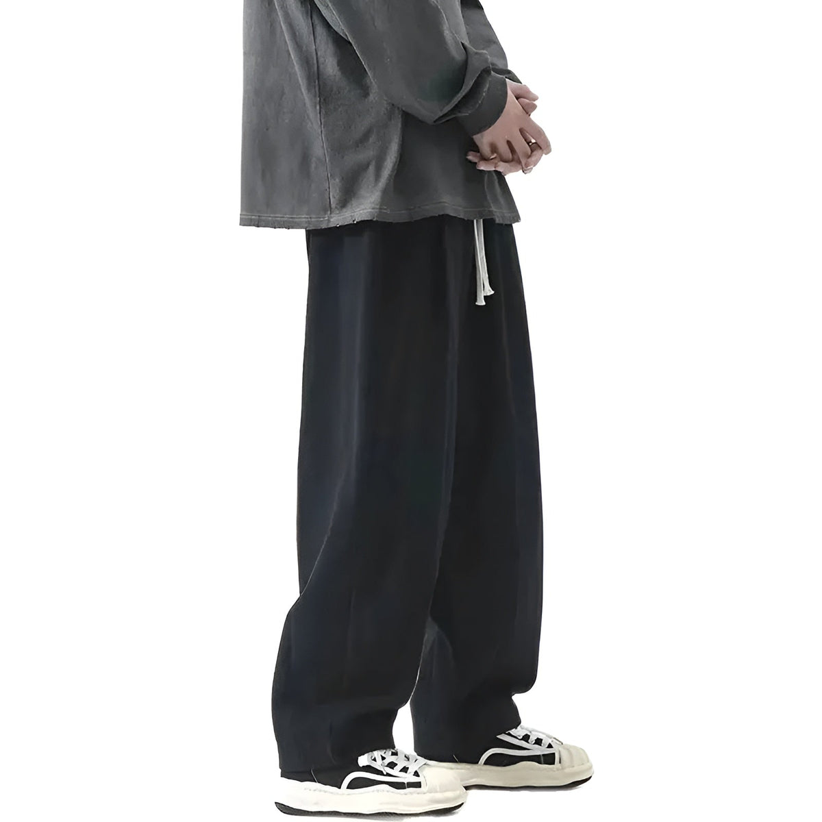 Pantalon Chino Homme Sarouel Ample Décontracté 2