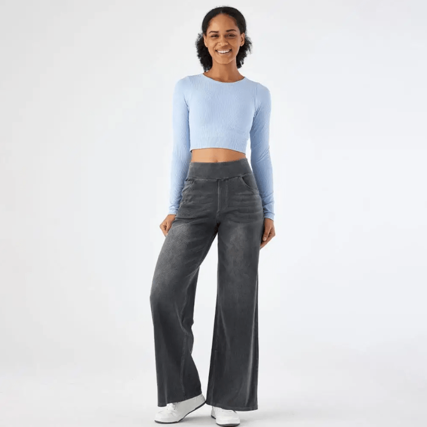 Pantalon Confortable Élastique pour Femme 7