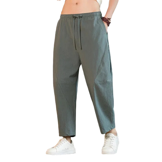 Pantalon Court Fuselé pour Homme Décontracté 0