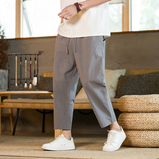 Pantalon Court Fuselé pour Homme Décontracté 1