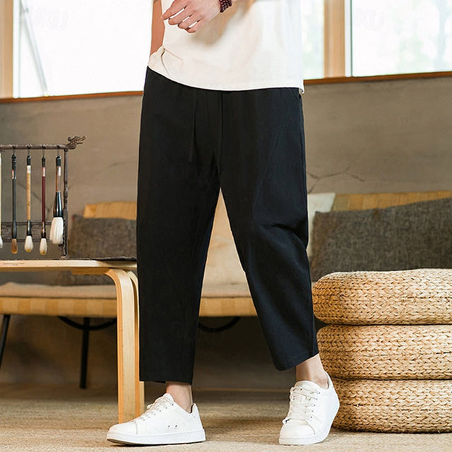 Pantalon Court Fuselé pour Homme Décontracté 4