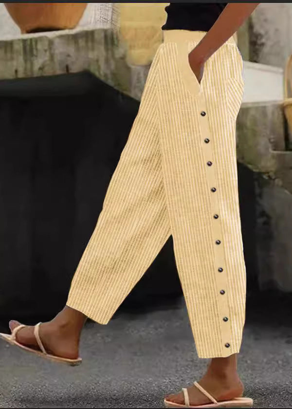 Pantalon Court Rayé pour Femme 2