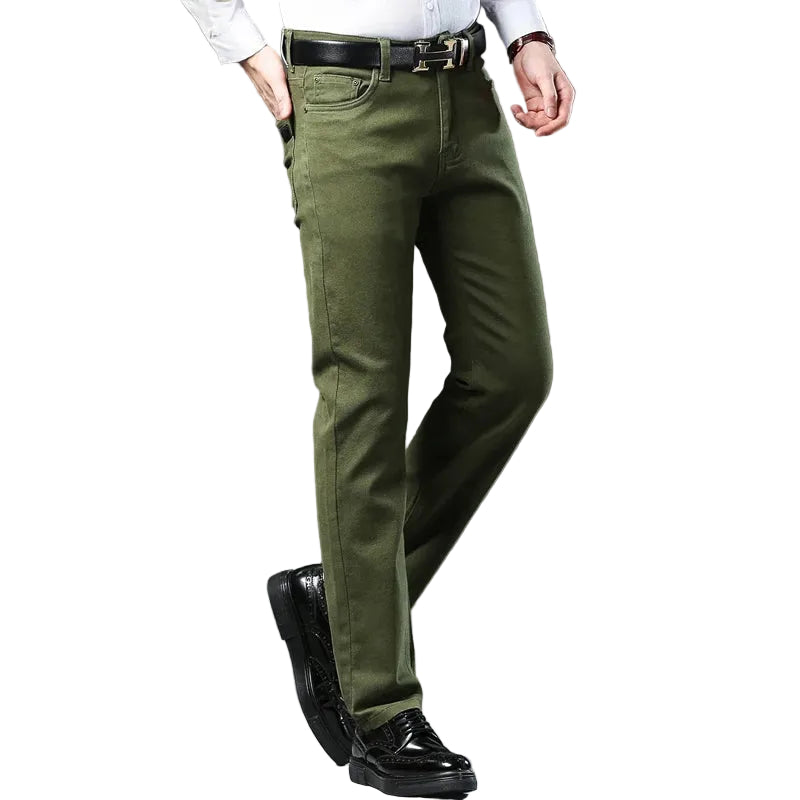 Pantalon Décontracté Homme Coupe Fuselée 0