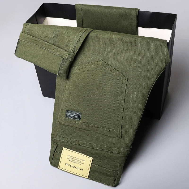 Pantalon Décontracté Homme Coupe Fuselée 2