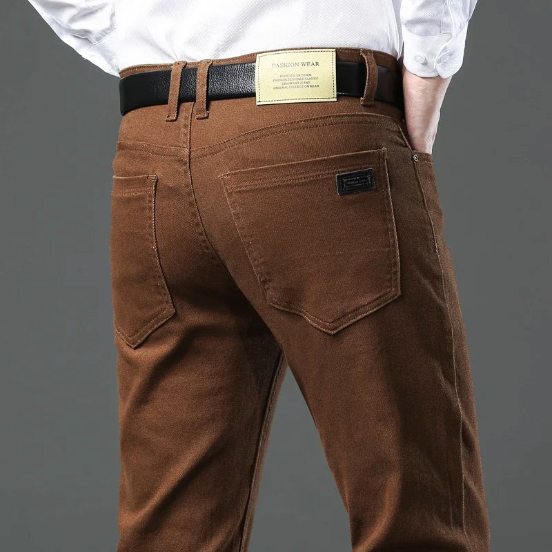 Pantalon Décontracté Homme Coupe Fuselée 5