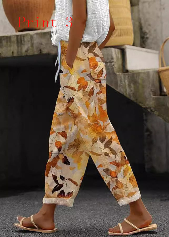 Pantalon Décontracté Imprimé pour Femmes 2