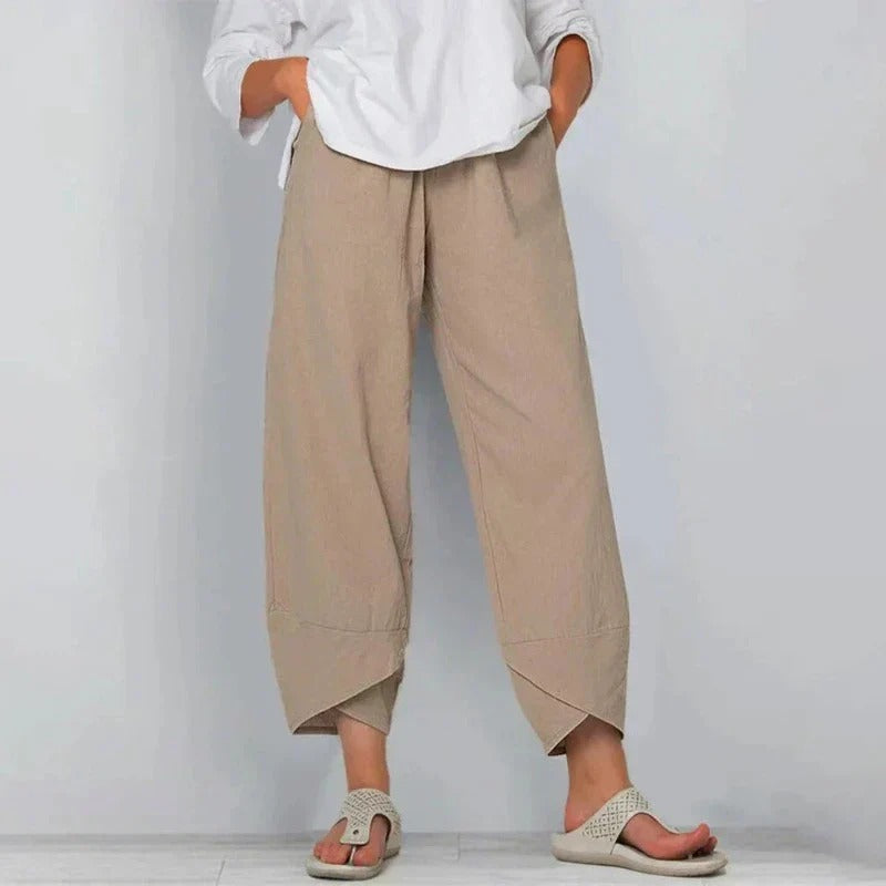 Pantalon Femme Chic Ajusté d'Été 0