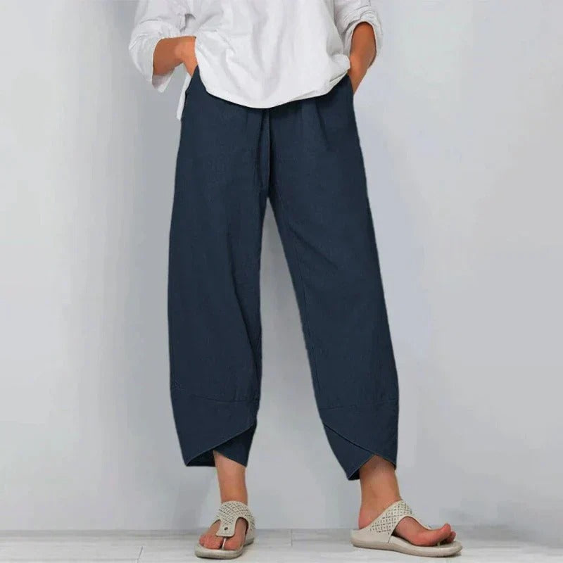 Pantalon Femme Chic Ajusté d'Été 1