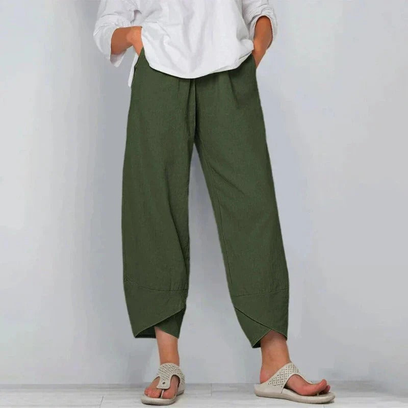 Pantalon Femme Chic Ajusté d'Été 2