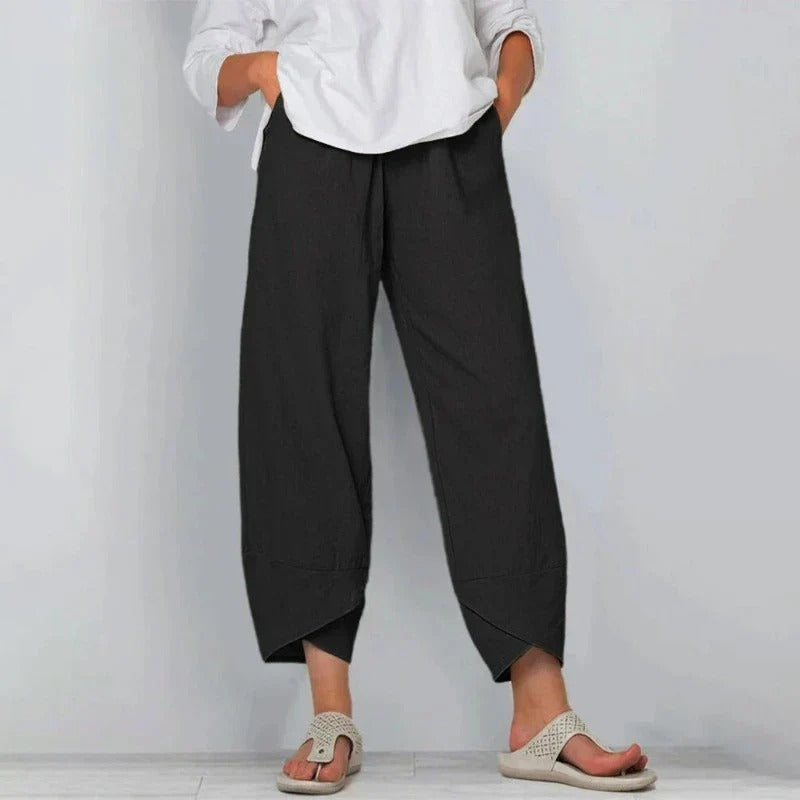 Pantalon Femme Chic Ajusté d'Été 5