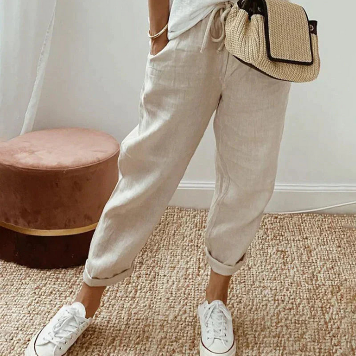 Pantalon Femme Coupe Fluide 0
