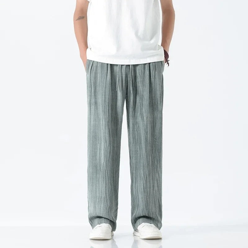 Pantalon Femme Fluide Ample Décontracté 1