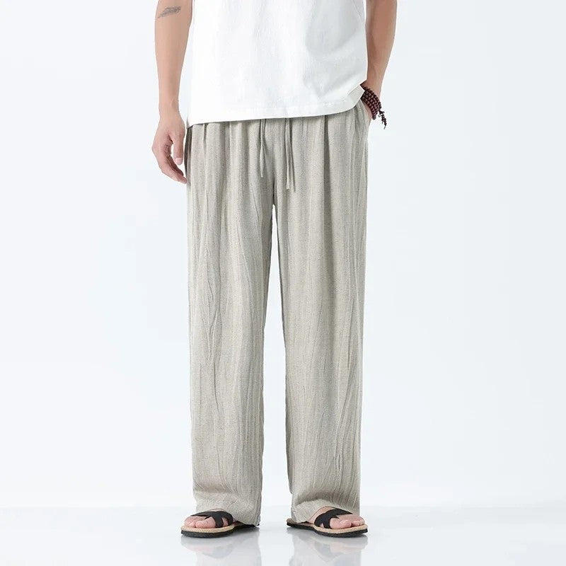 Pantalon Femme Fluide Ample Décontracté 6