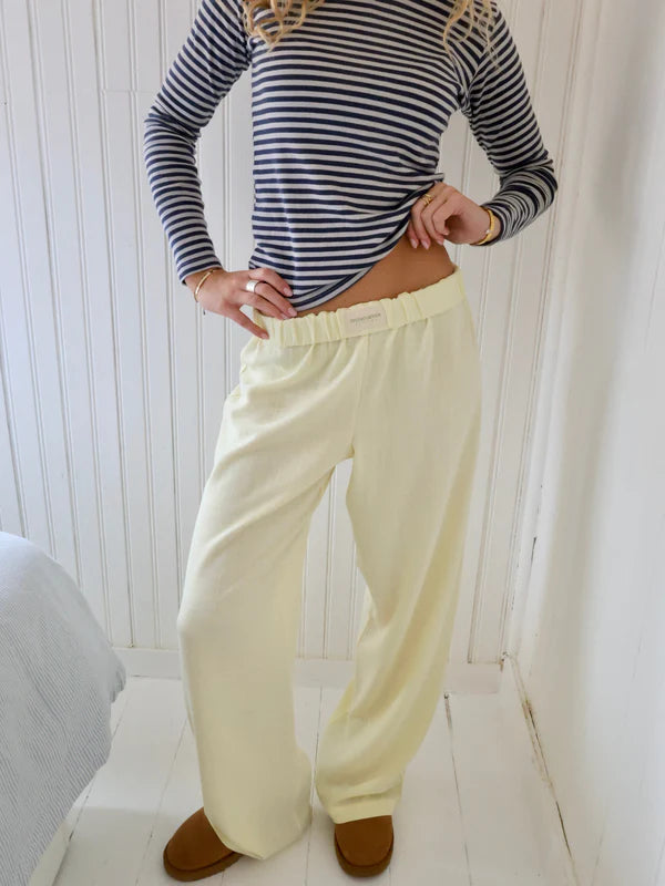 Pantalon Femme Fluide Élastique Ample Tissu Doux 10