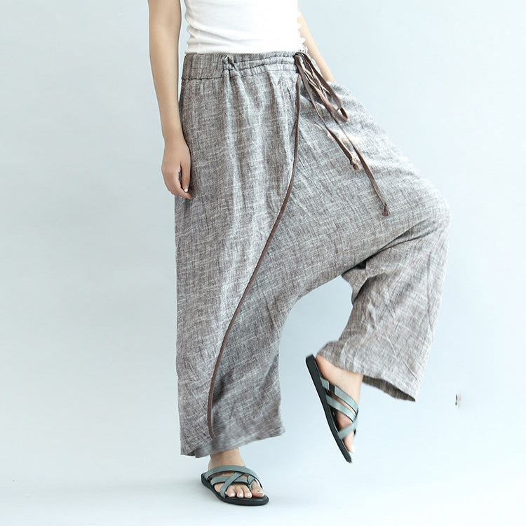 Pantalon Femme Surdimensionné Taille Élastique Style Voyage 2