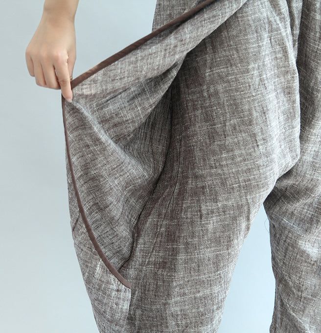Pantalon Femme Surdimensionné Taille Élastique Style Voyage 4