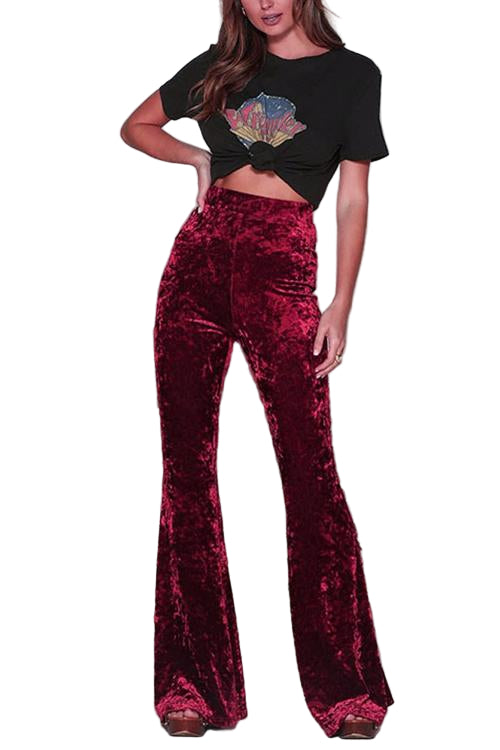 Pantalon Femme Taille Élastique Chic 0