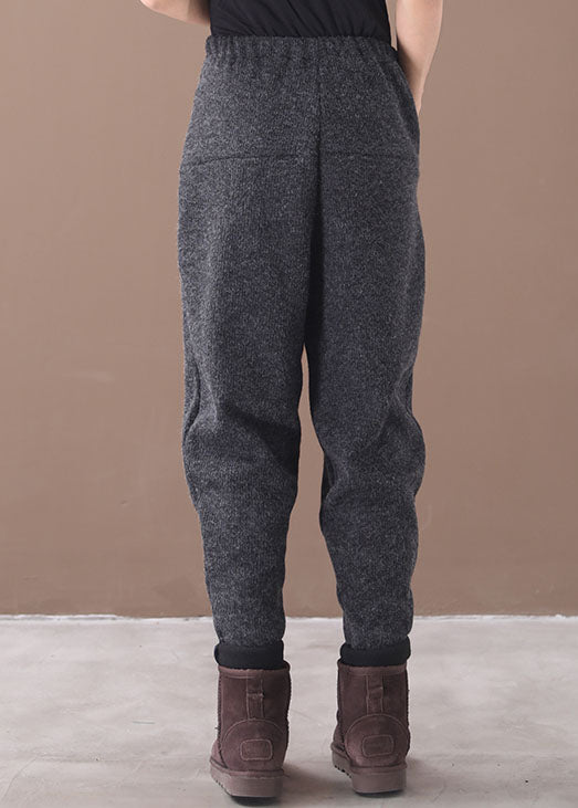 Pantalon Fleece Femme à Poches en Patchwork 2