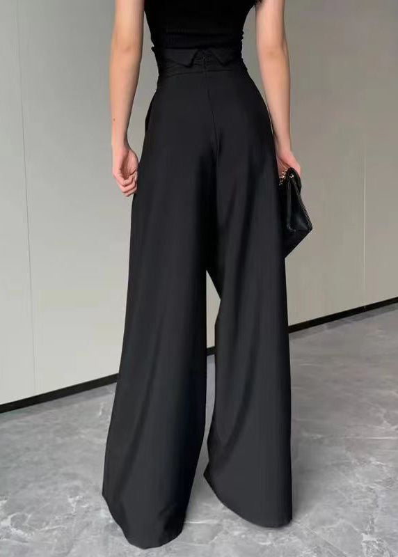 Pantalon Fluide Femme Taille Haute Chic 4